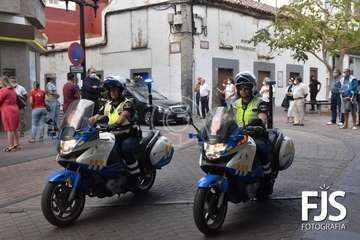 Telde despide con honores y lágrimas a su agente Martín Calzada (Foto Francisco Javier Santana)